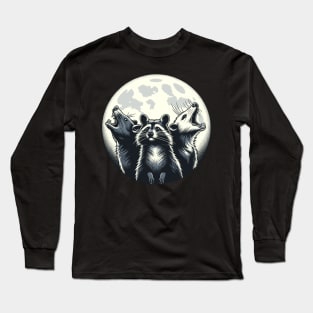 Trash Gang Under Moonlight Long Sleeve T-Shirt